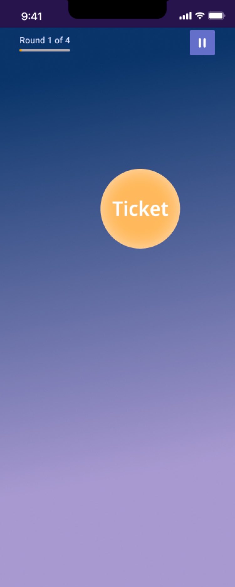 Constellations direction, Playing screen